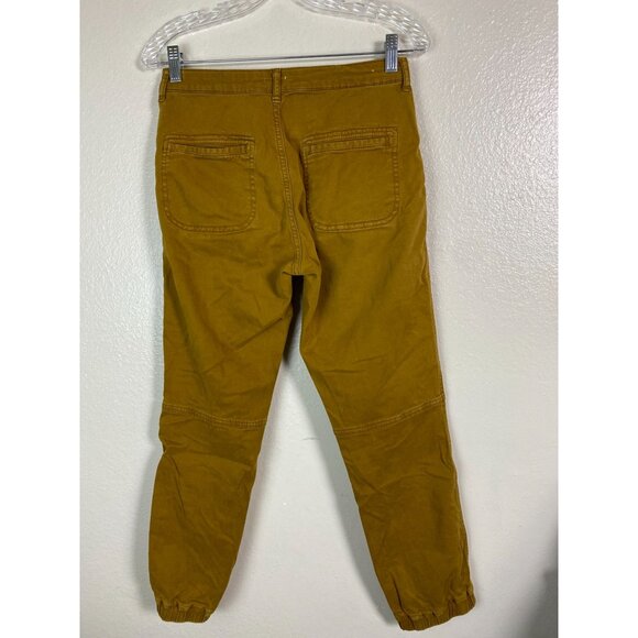 Faherty Womens Mustard Twill Joggers Pants Size 26 Casual Classic 26" Preppy - Picture 16 of 16